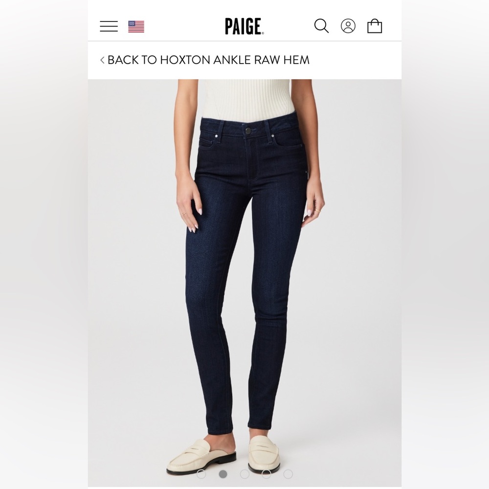 Paige Denim Hoxton Skinny Ankle size 27